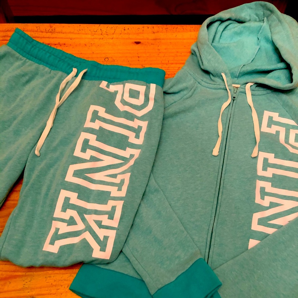 PINK Victoria’s Secret outfit mint green